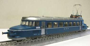 Marklin37867 Электровоз серии RBe 2/4 Blauer Pfeil/Blue Arrow Electric Railcar со светом салона (Эпоха IV 1970-е) H0