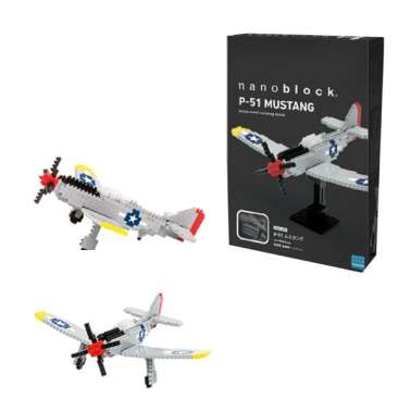 NBM_005 Nanoblock Самолет P-51 Мустанг