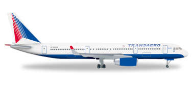 Herpa526678 Самолет Transaero Tupolev TU-214 Reg.RA-64549 1/500