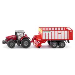 Siku1987 Трактор Massey Ferguson с кузовом Poettinger Jumbo 