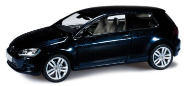 Herpa070706 Автомобиль VW Golf VII 2 doors, night blue metallic 1/43