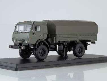 SSM1320 Масштабная модель: КАМАЗ-4350 4х4 Мустанг (с тентом) 1/43