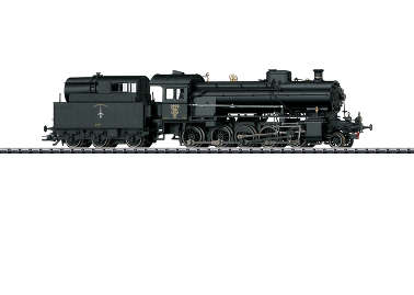 Trix22926 Грузовой паровоз серии S5/6 "Elefant" Швейцарских федеральных железных дорог, Эпоха III, (свет, звук,дым) H0