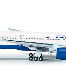 Herpa523561 Самолет Transaero Airlines Boeing 777-200(1/500)