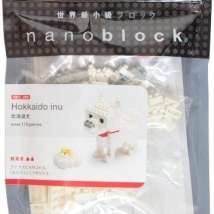 NBC_005 Nanoblock Собака Хоккайдо