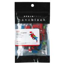 NBC_034 Nanoblock Зеленокрылый Ара