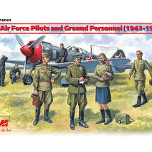 ICM 48084 Пилоты и техники ВВС СССР (1943-1945гг.), 1:48