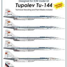 AVD144-07 Туполев Ту-144, 1/144