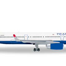 Herpa526678 Самолет Transaero Tupolev TU-214 Reg.RA-64549 1/500